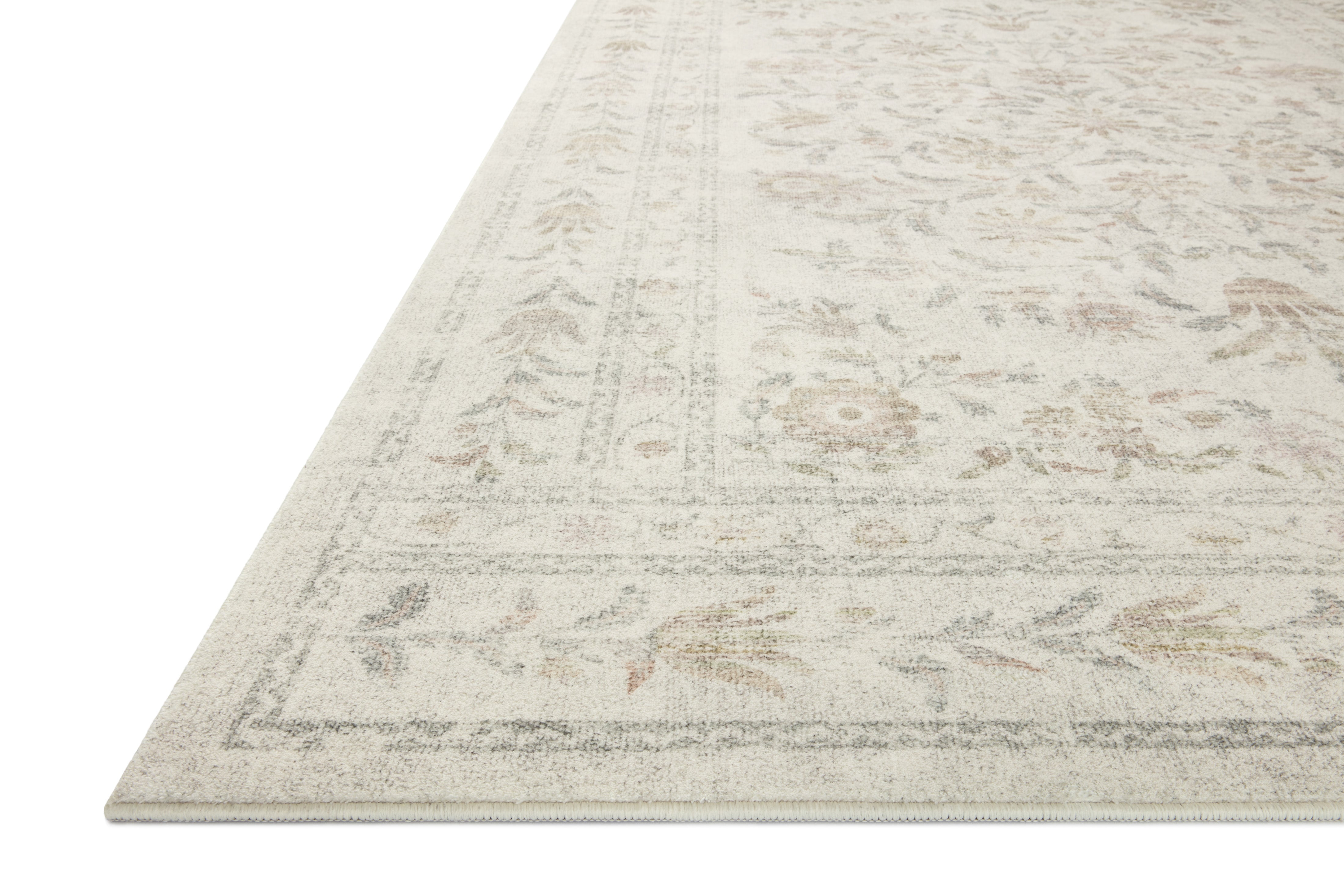 Rifle Paper Co. x Loloi Courtyard Lily Yellow / Multi Rug 3-patterned rugs Loloi