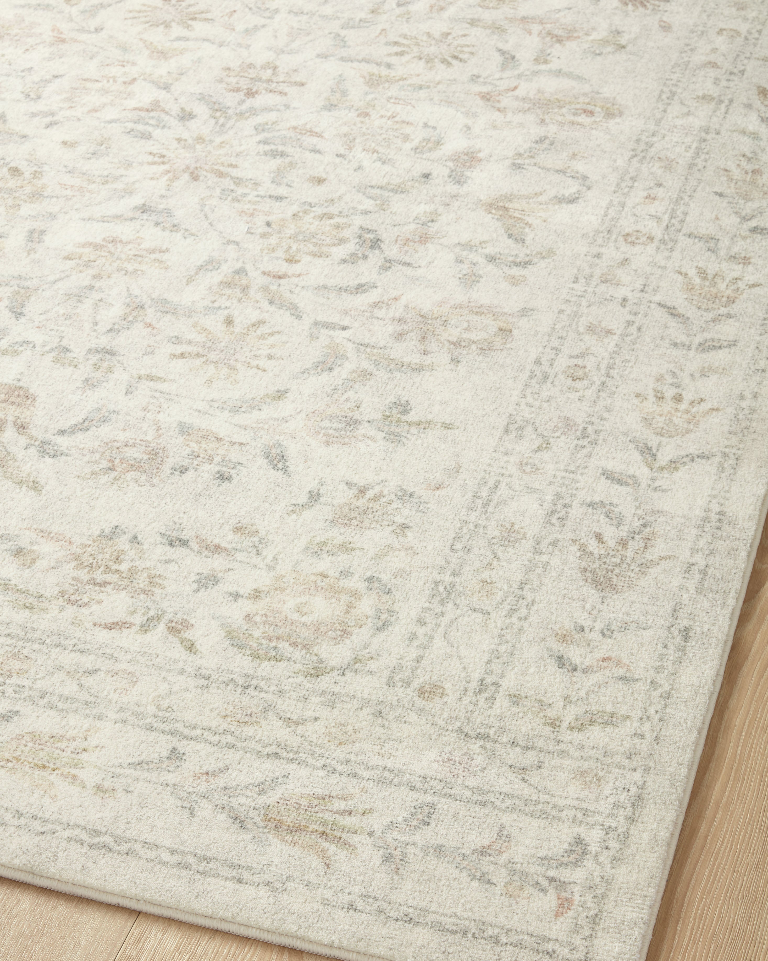 Rifle Paper Co. x Loloi Courtyard Lily Yellow / Multi Rug 3-patterned rugs Loloi