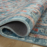 Rifle Paper Co. x Loloi Courtyard Eve Blue Rug 3-patterned rugs Loloi