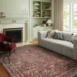 Rifle Paper Co. x Loloi Courtyard Crimson Rug RUGS - synthetic Loloi
