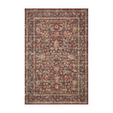 Rifle Paper Co. x Loloi Courtyard Crimson Oval Rug RUGS - synthetic Loloi 2'3" x 3'9" Oval