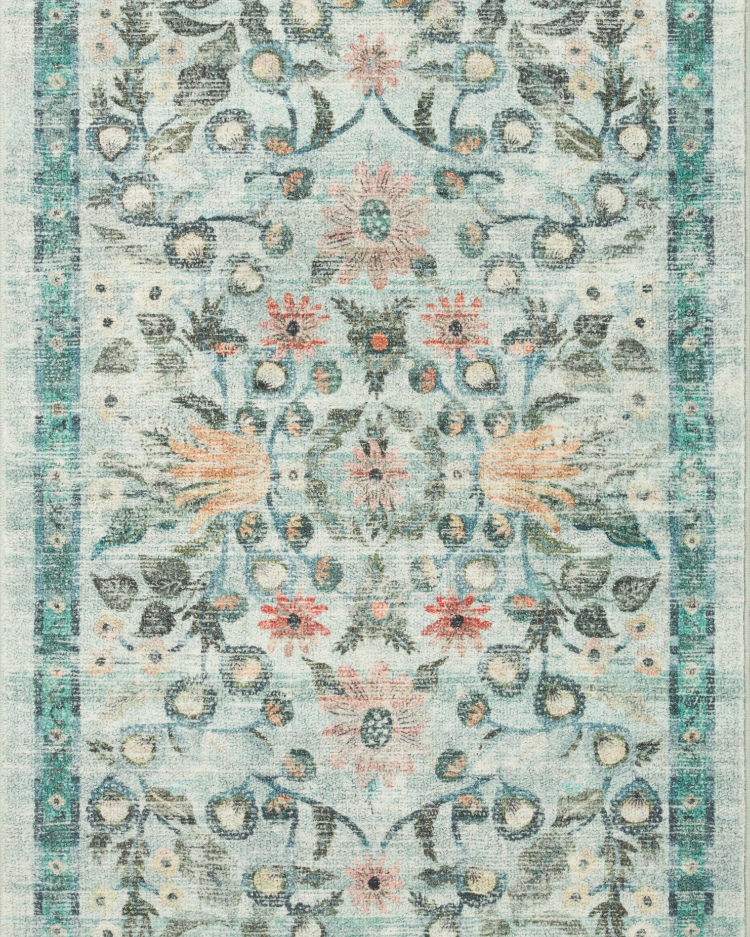 Rifle Paper Co. x Loloi Courtyard Eve Sage Rug 3-patterned rugs Loloi