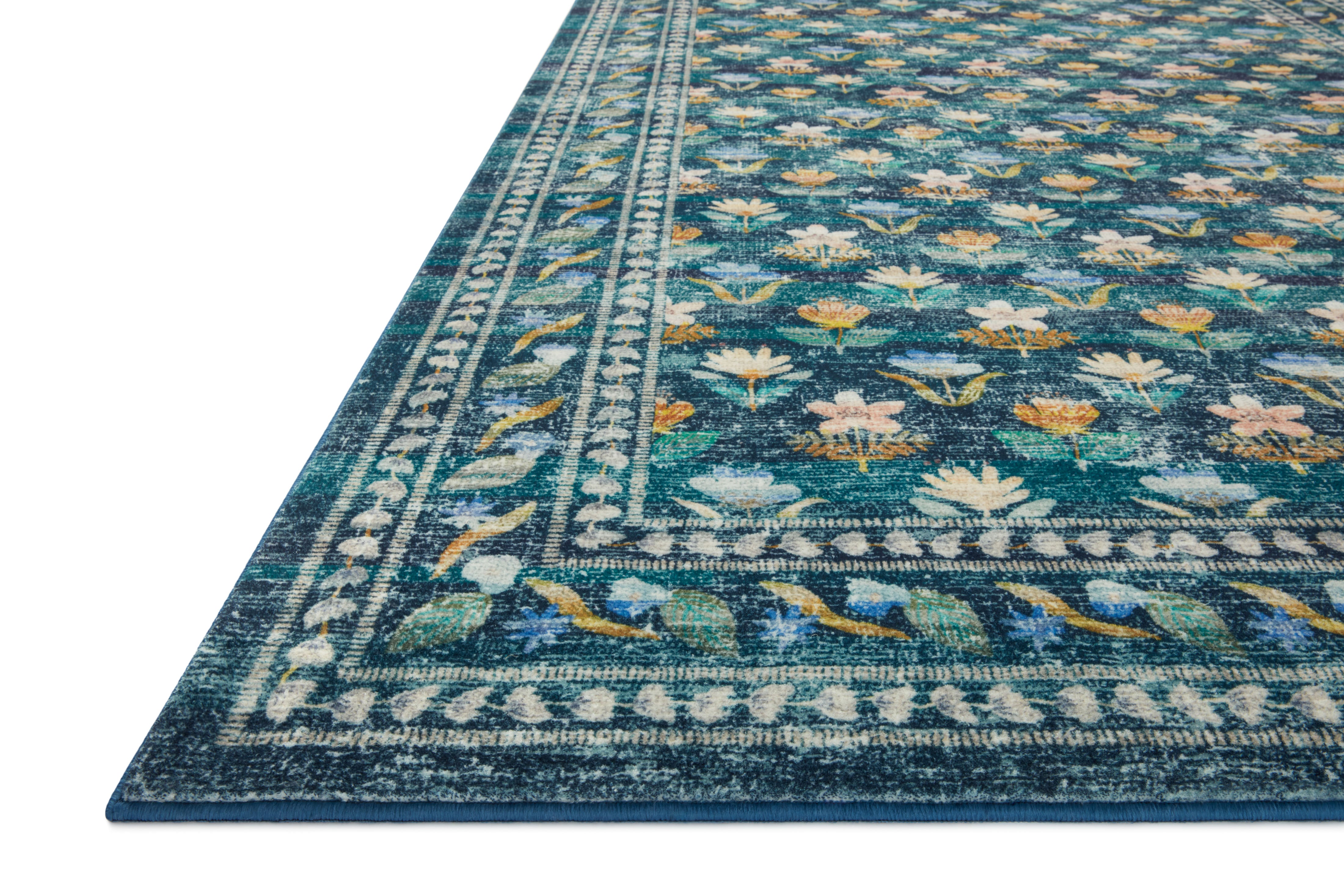 Rifle Paper Co. x Loloi Courtyard Emerald Rug RUGS - synthetic Loloi