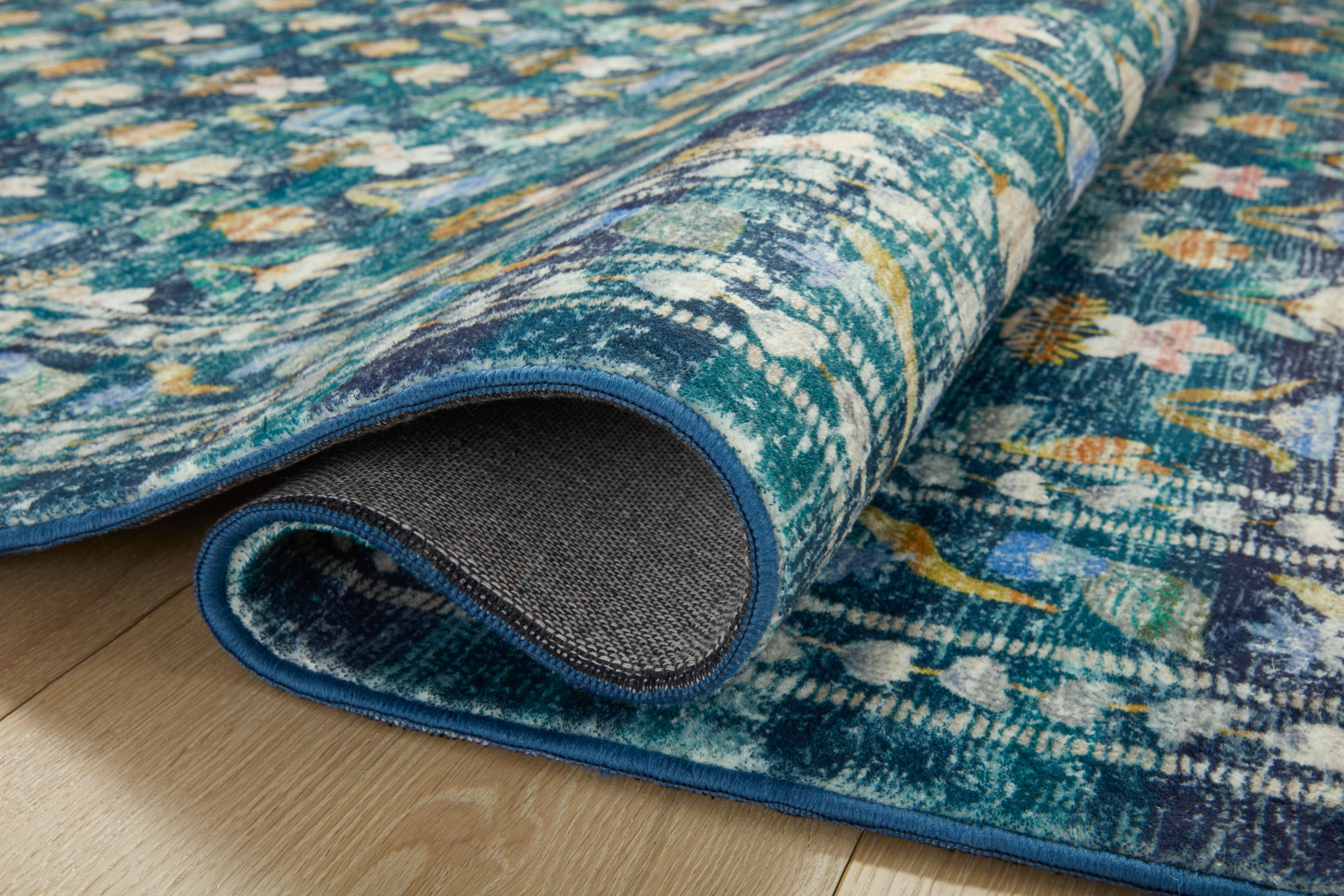 Rifle Paper Co. x Loloi Courtyard Emerald Rug RUGS - synthetic Loloi