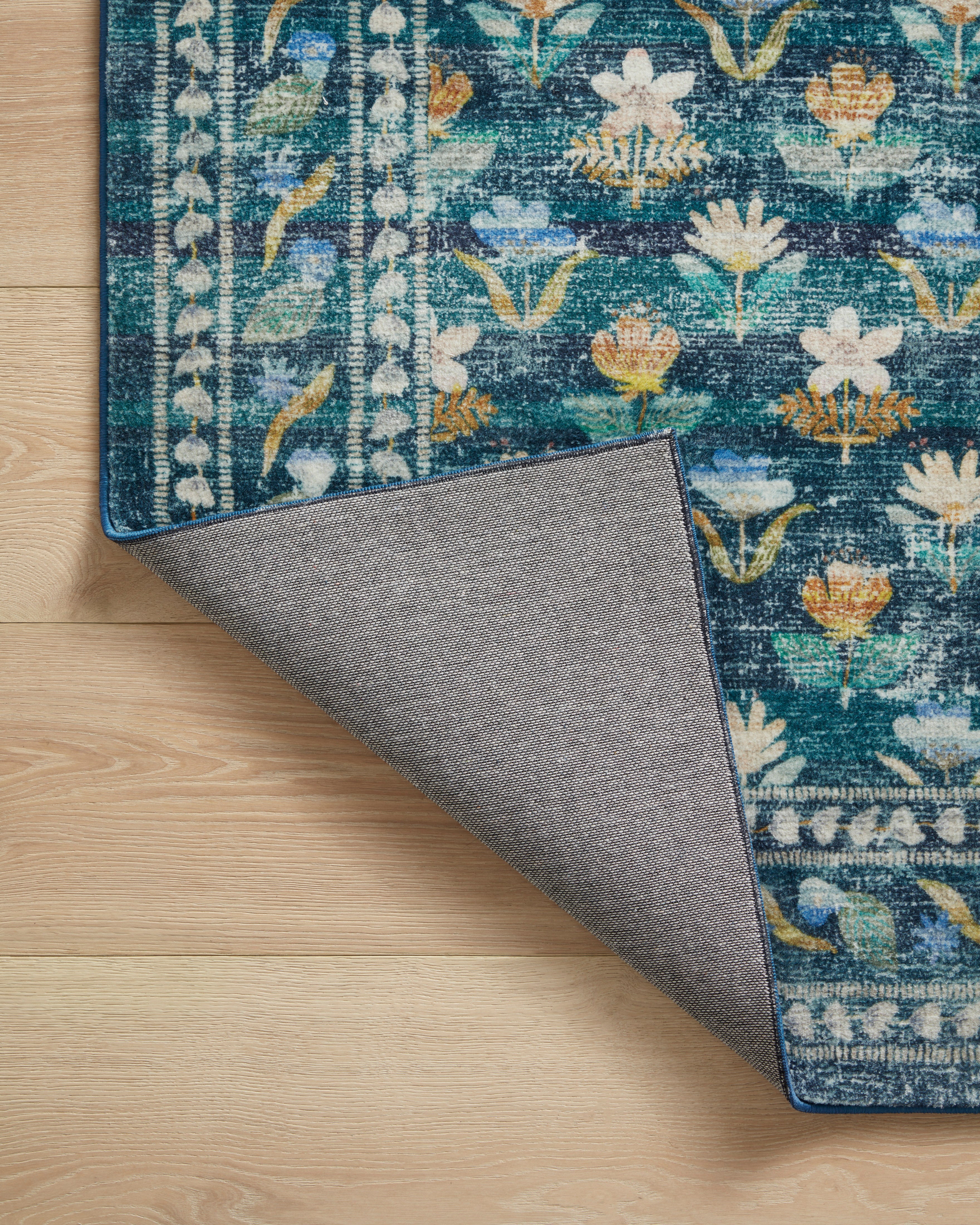 Rifle Paper Co. x Loloi Courtyard Hadley Emerald Rug 3-patterned rugs Loloi