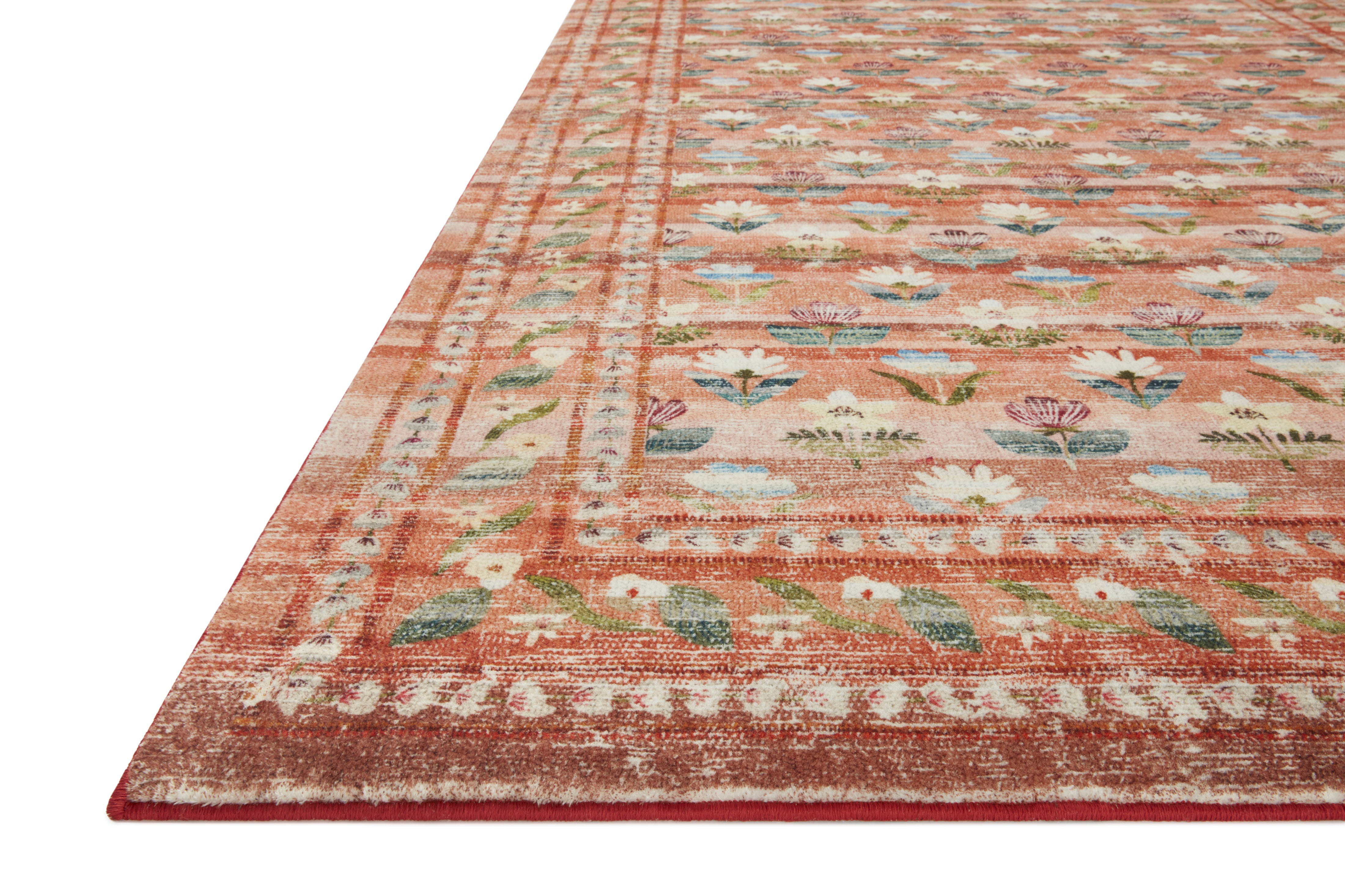 Rifle Paper Co. x Loloi Courtyard Terracotta Oval Rug RUGS - synthetic Loloi