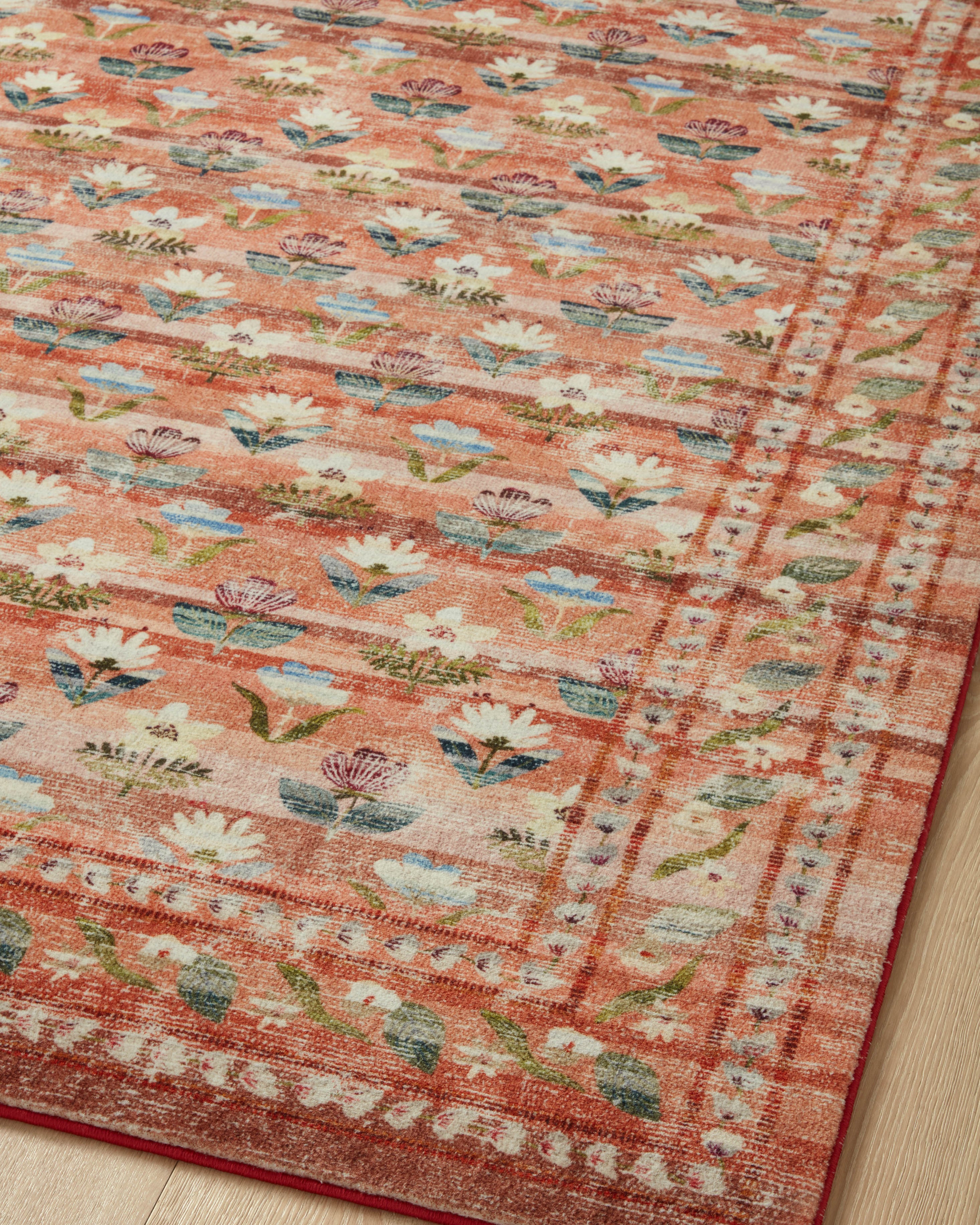Rifle Paper Co. x Loloi Courtyard Terracotta Rug RUGS - synthetic Loloi