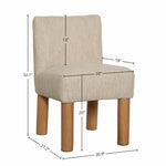 Dustin Dining Chair - set of 2 FURNITURE - dining chairs LH IMPORTS