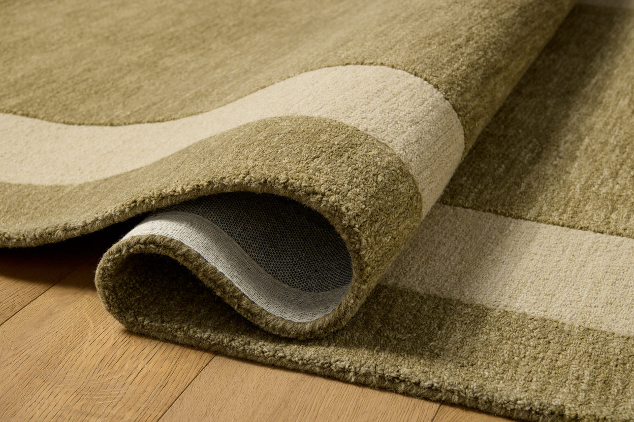 Leanne Ford x Loloi Craven Light Olive / Oatmeal Rug RUGS - wool Loloi