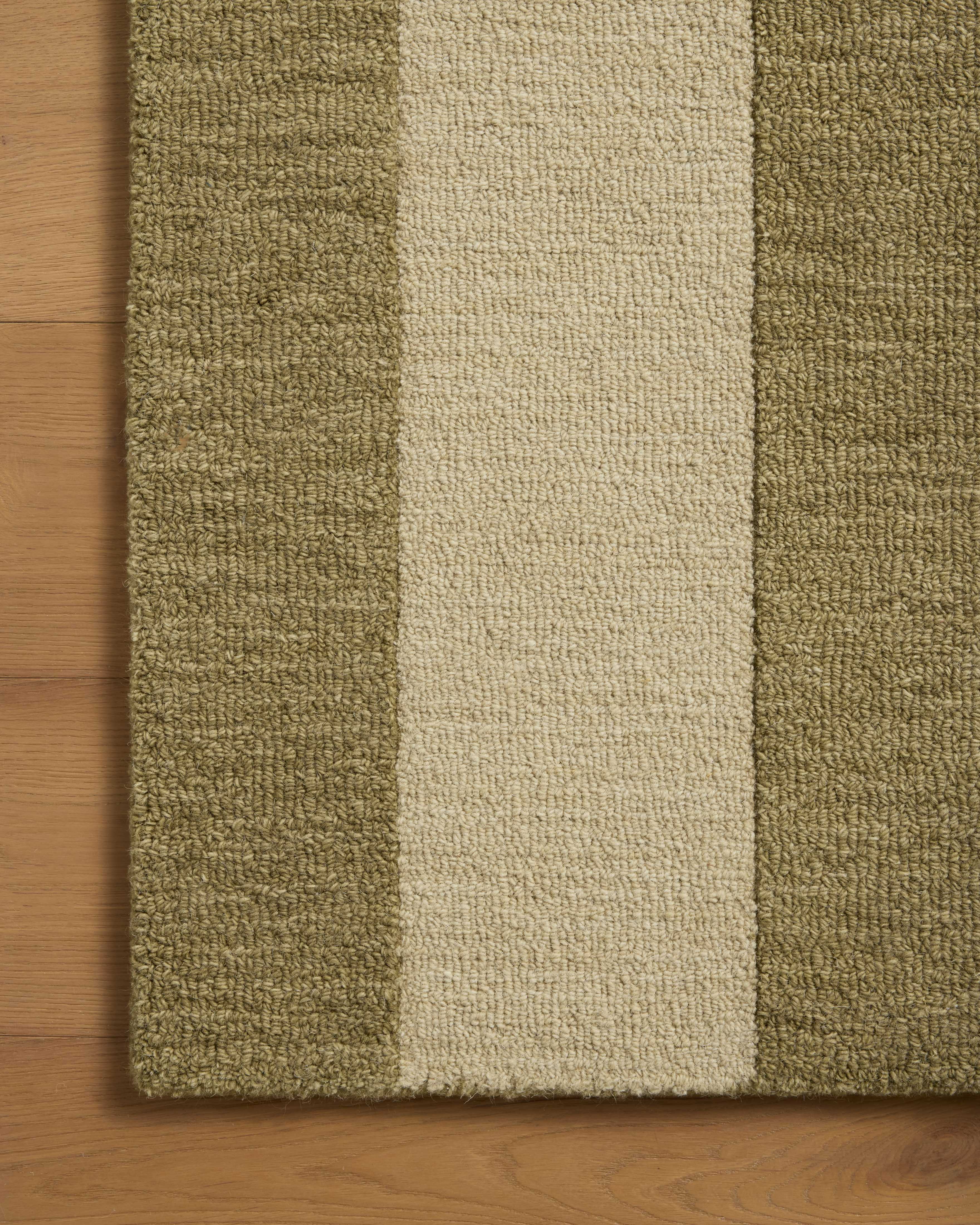 Leanne Ford x Loloi Craven Light Olive / Oatmeal Sample Rug RUGS - wool Loloi