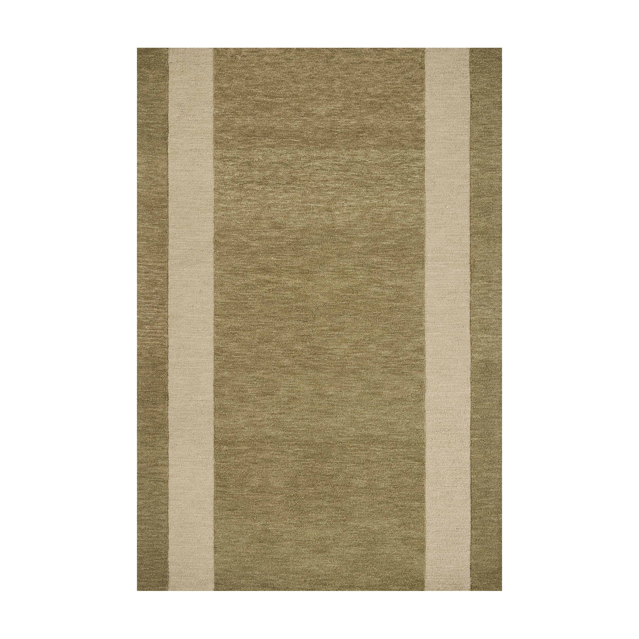 Leanne Ford x Loloi Craven Light Olive / Oatmeal Sample Rug RUGS - wool Loloi 18" x 18"