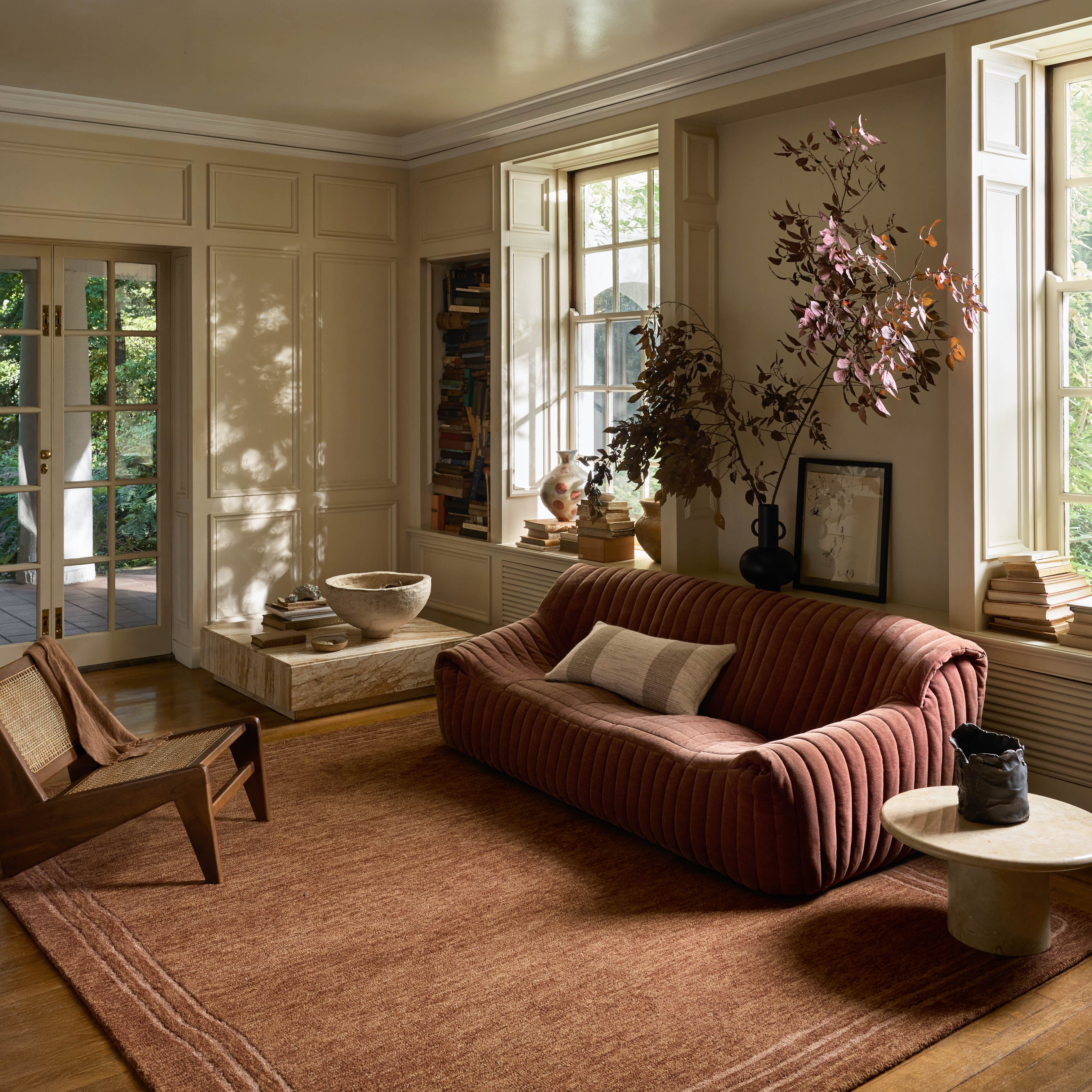 Leanne Ford x Loloi Craven Spice / Rose Sample Rug RUGS - wool Loloi