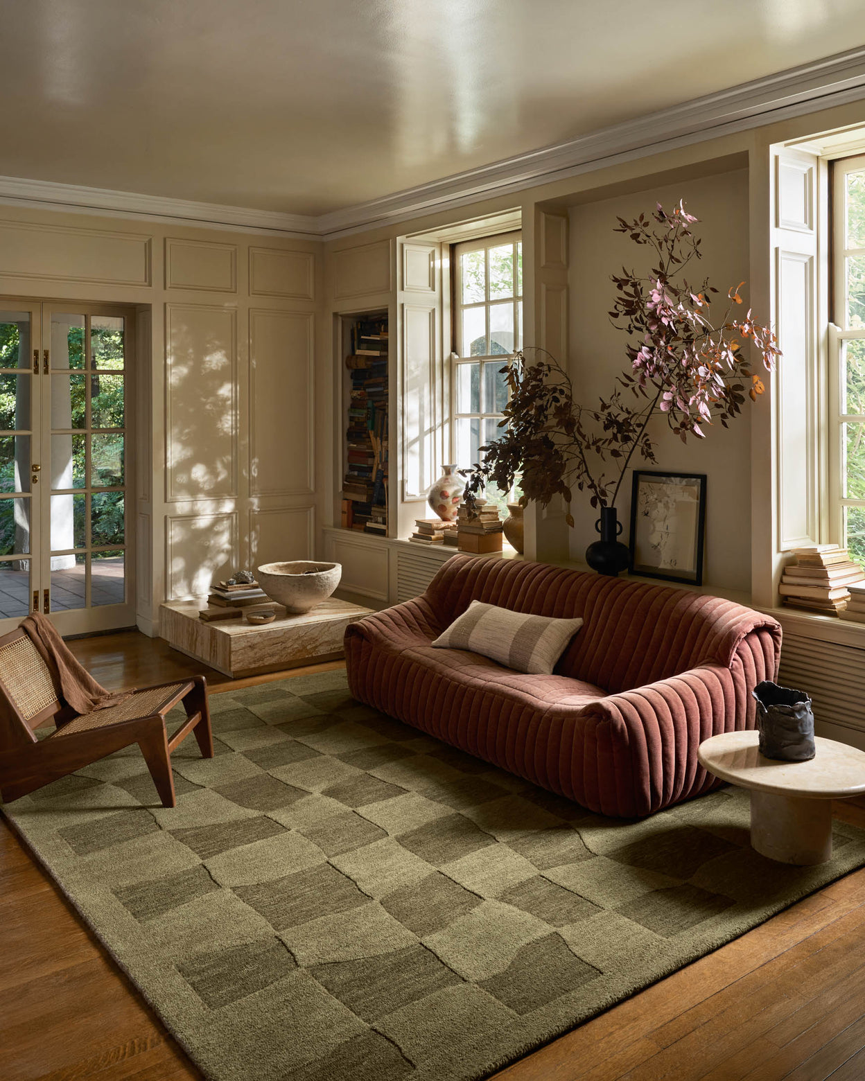 Leanne Ford x Loloi Craven Green / Olive Rug RUGS - wool Loloi