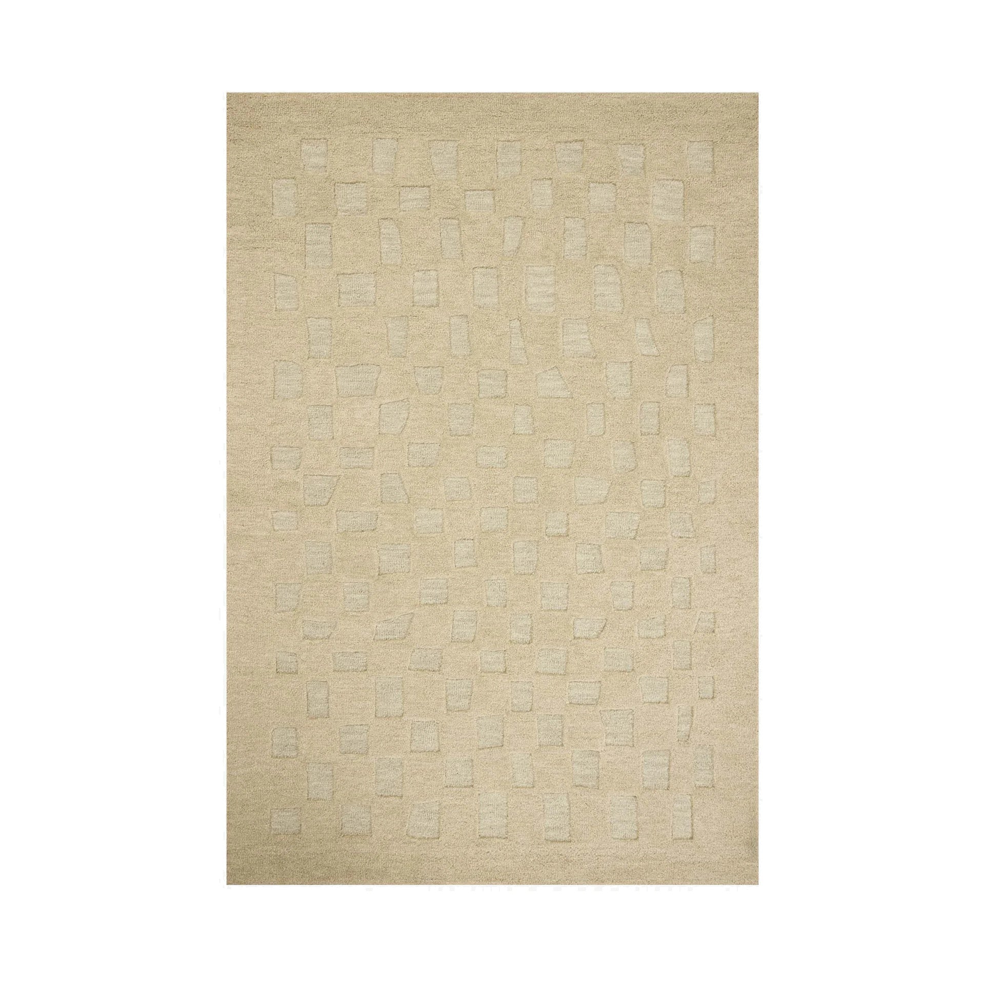 Leanne Ford x Loloi Craven Oatmeal / Dove Rug RUGS - wool Loloi