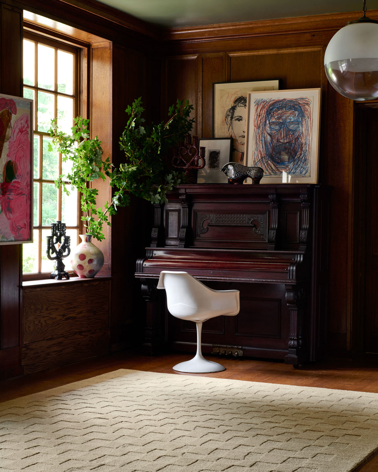 Leanne Ford x Loloi Craven Oatmeal / Dove Rug RUGS - wool Loloi