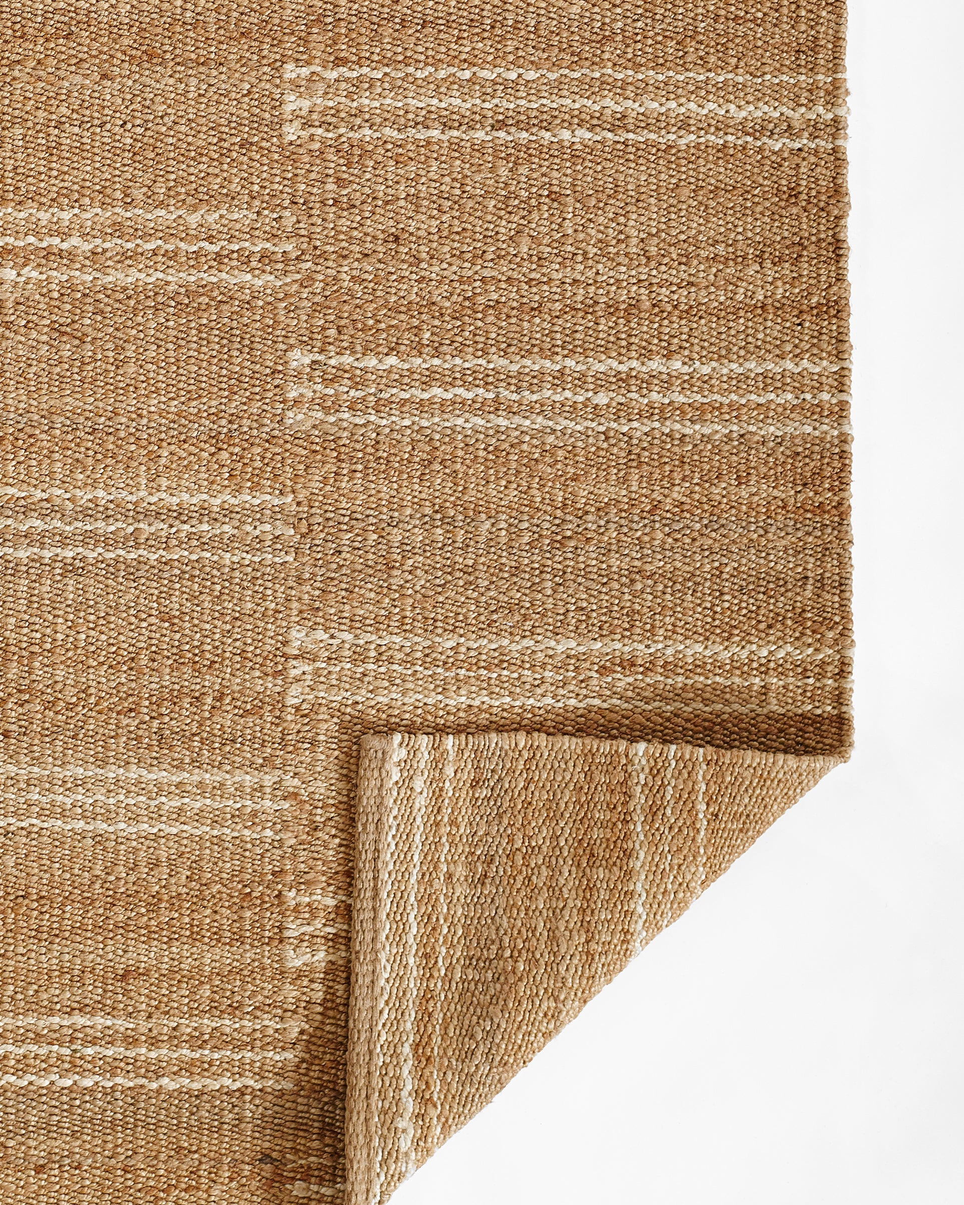 Crescent Broken Stripe Hand Woven Jute Area Rug RUGS - jute Momeni