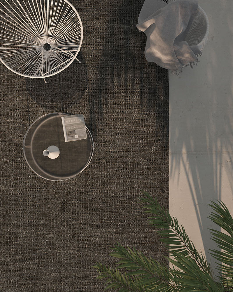 Cedar Charcoal Outdoor Rug 5-Rugs - indoor/outdoor Momeni