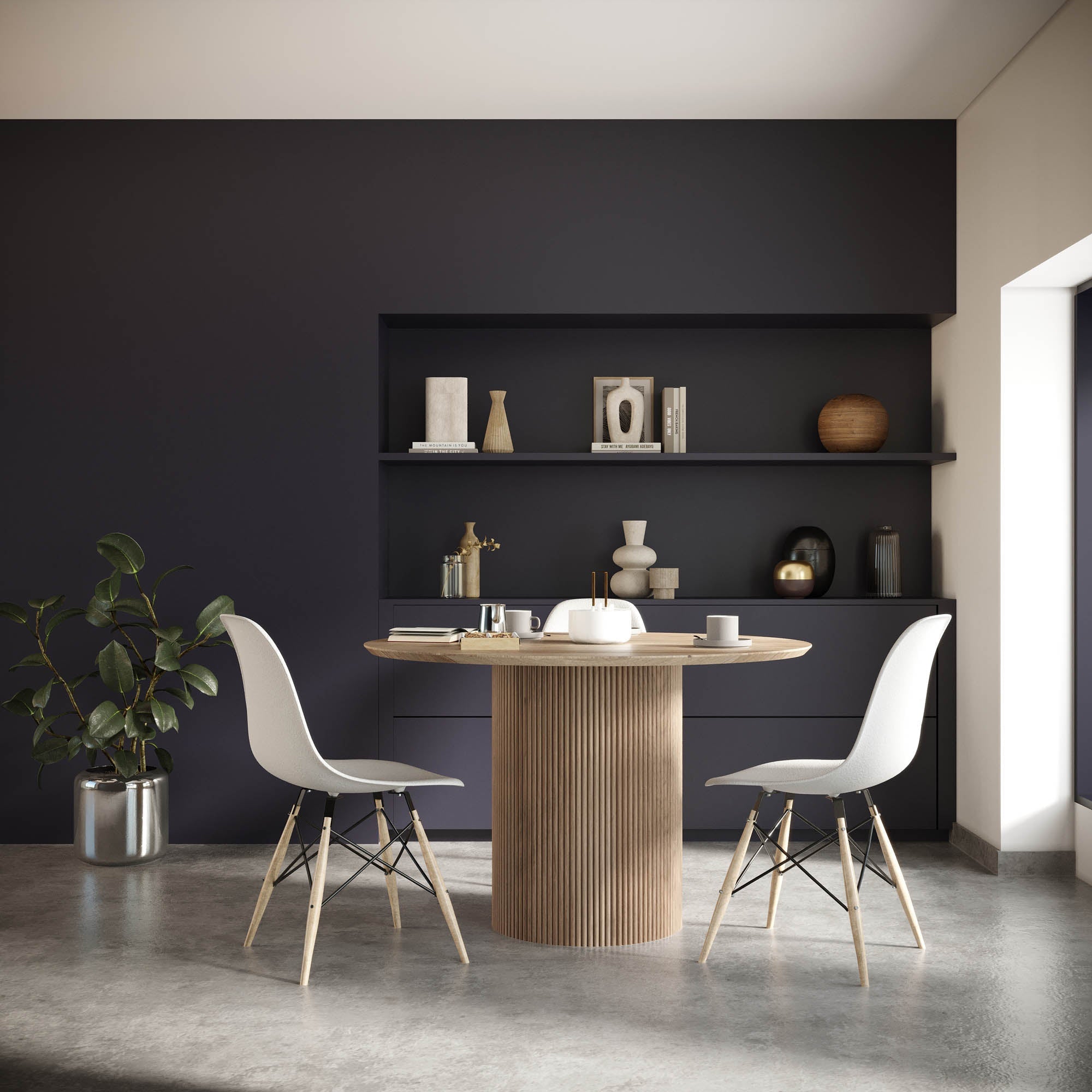 Clyde Round Dining Table FURNITURE - dining tables LH IMPORTS