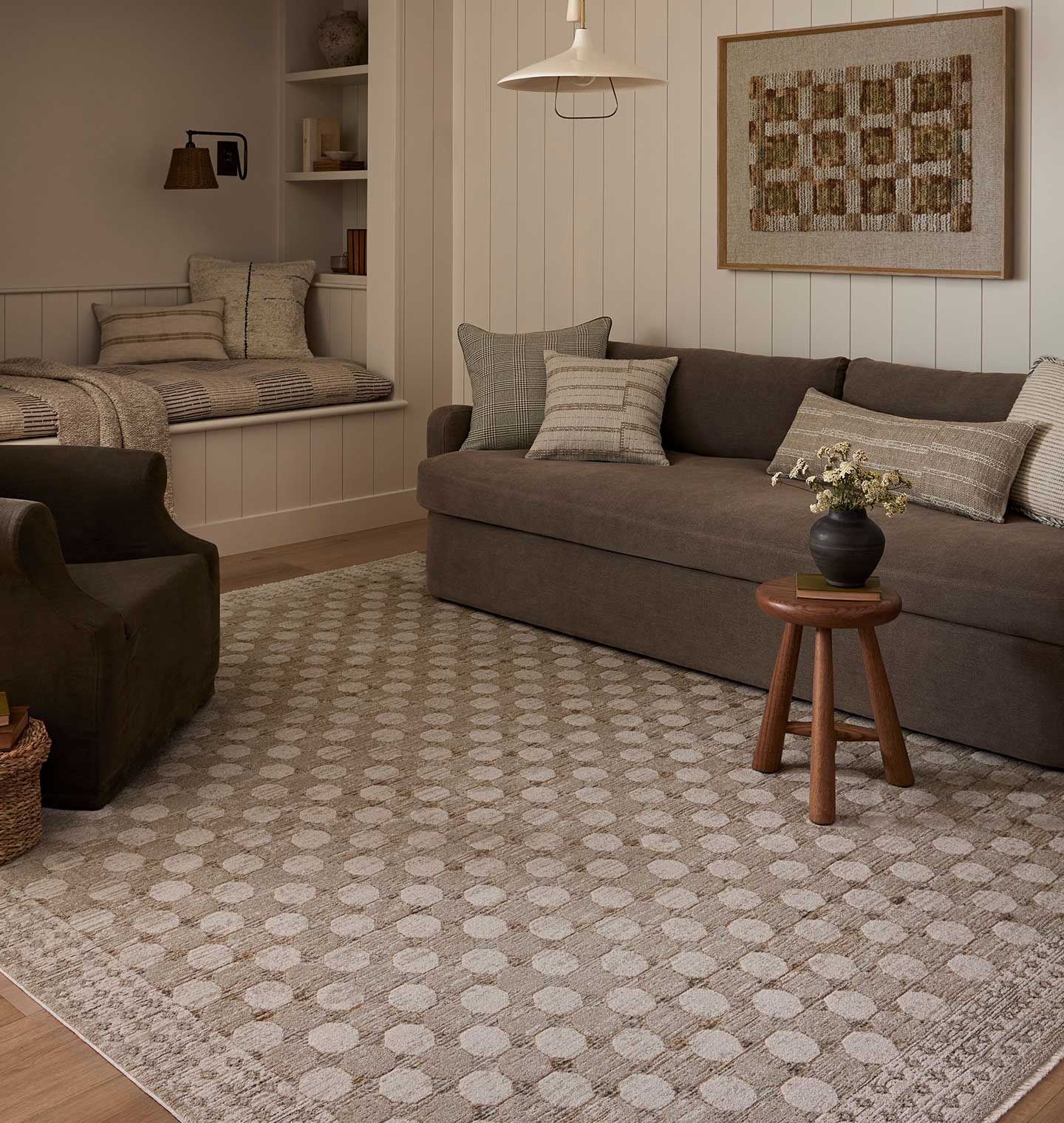 Amber Lewis x Loloi Cali Taupe / Natural RUGS - patterned Loloi