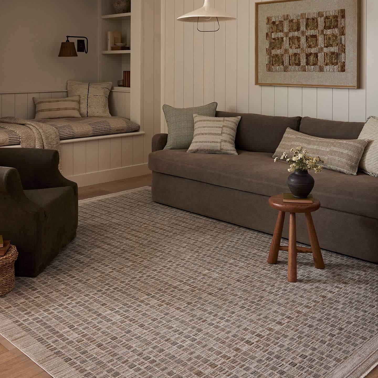 Amber Lewis x Loloi Cali Natural / Slate RUGS - patterned Loloi