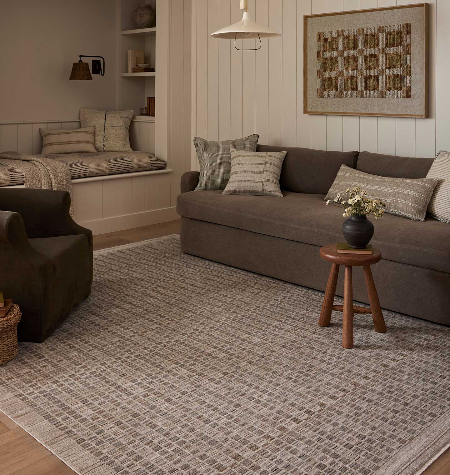 Amber Lewis x Loloi Cali Natural / Slate RUGS - patterned Loloi