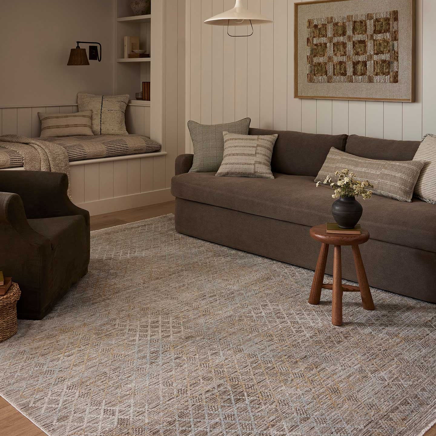 Amber Lewis x Loloi Cali Taupe / Multi RUGS - patterned Loloi