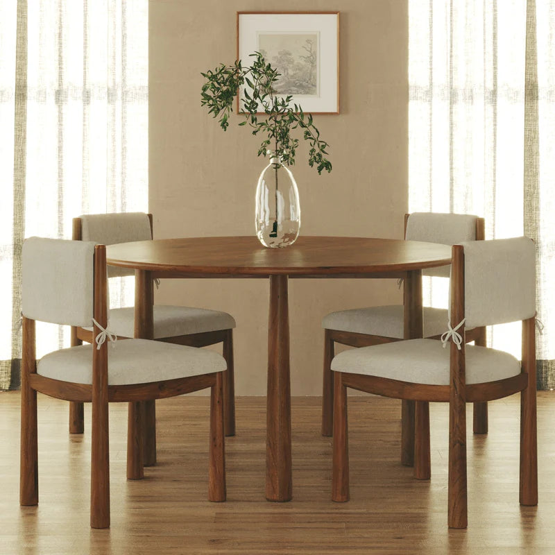 Cici Solid Wood Dining Table FURNITURE - dining tables Union Home