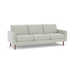 EQ3 Custom Fabric Joan 87" Sofa - Walnut Leg 1 - a - FURNITURE - Custom Sofas EQ3 Ceder Taupe