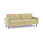 Custom Fabric Joan 83" Sofa - Walnut Leg 1 - a - FURNITURE - Custom Sofa EQ3 Ceder Yellow