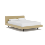 Custom Fabric Bento Queen Bed - Black Ash Leg 1 - d - FURNITURE - Custom Beds EQ3 Ceder Yellow