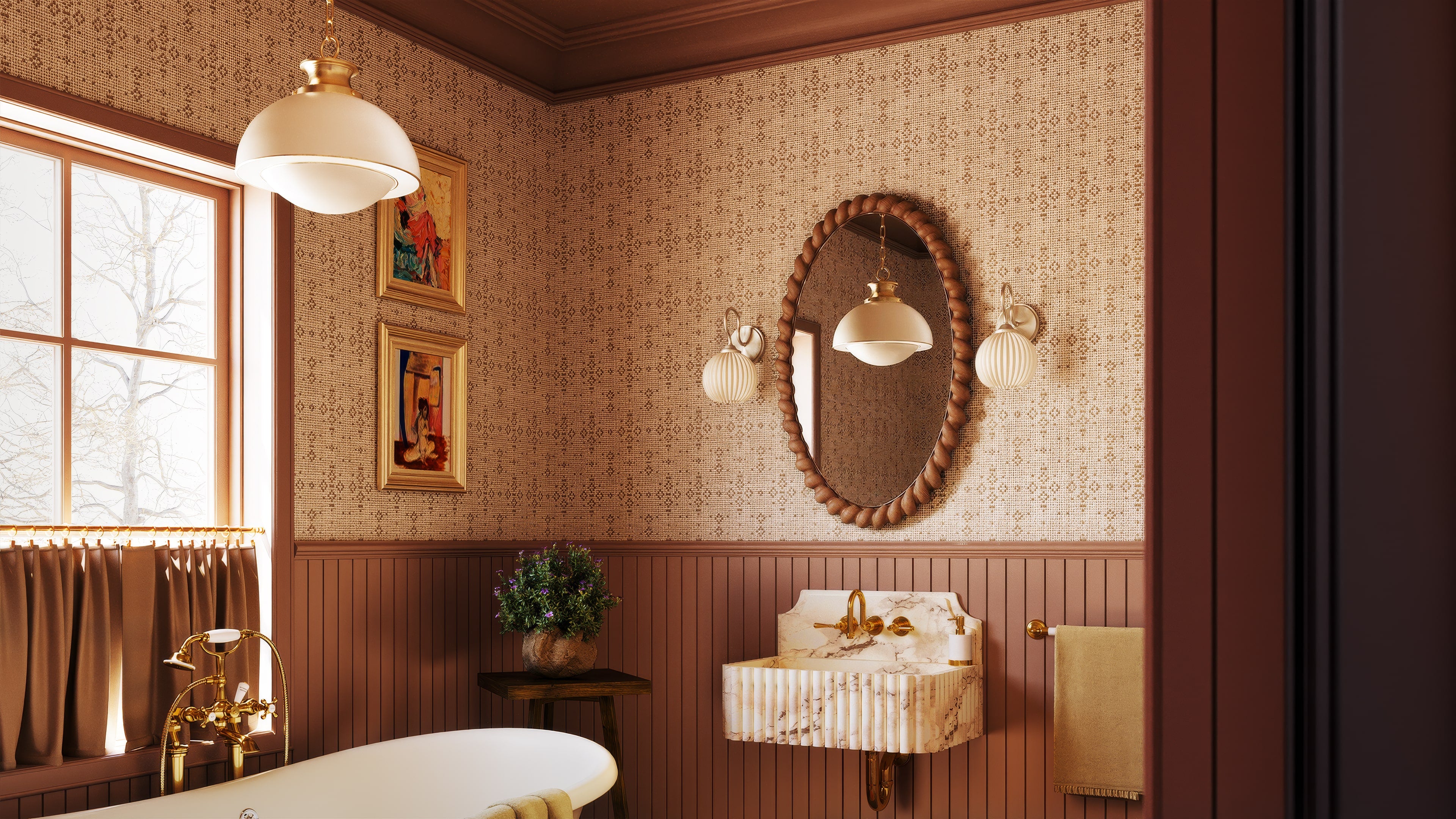 Celine Semi Flush LIGHTING - Semi Flush Hudson Valley Lighting