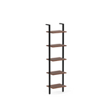 FLOOR MODEL - Climb Ladder Shelf - Black / Walnut