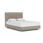 Custom Fabric Stage Queen Bed 13 - FURNITURE - bed EQ3 Coda Concrete