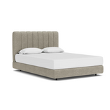 Custom Fabric Stage Queen Bed 13 - FURNITURE - bed EQ3 Coda Concrete