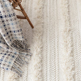 Zhara Stripe Handwoven Performance Rug RUGS - striped Dash & Albert