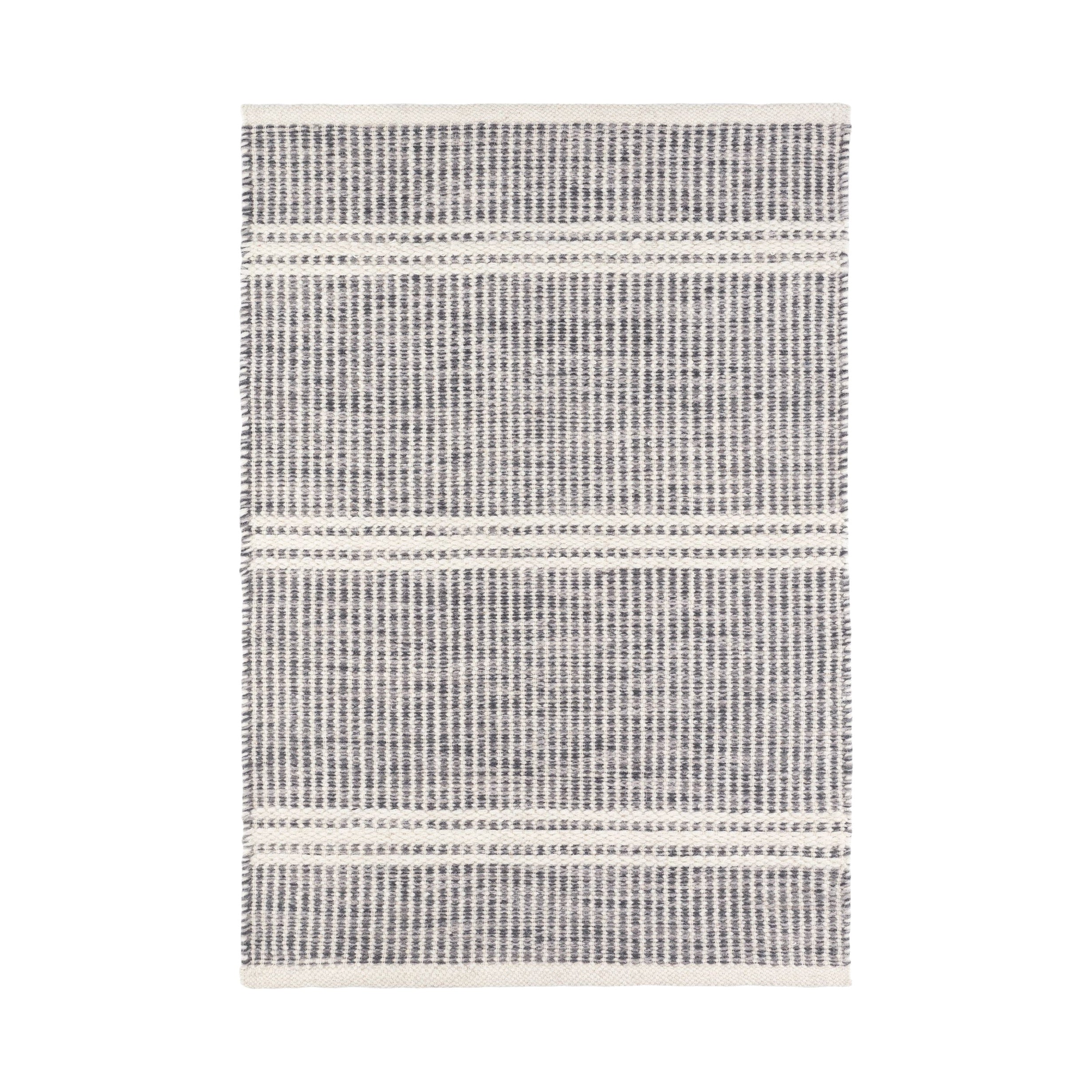 OVERSTOCK - Malta Grey Handwoven Wool Rug - 2'6"x8' IN STORE - Sale Rugs Dash & Albert