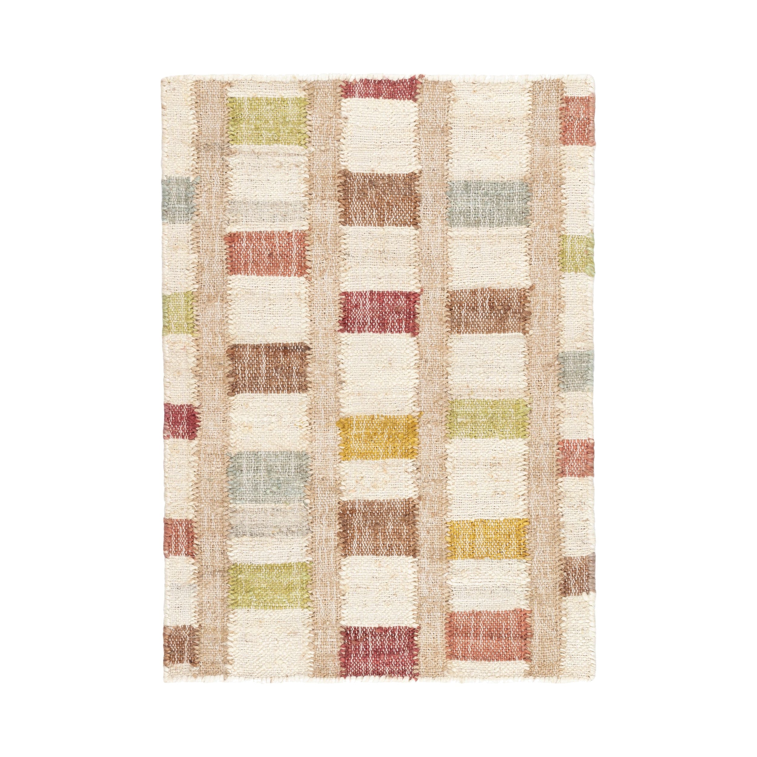 Mosaic Handwoven Jute Rug RUGS - jute Dash & Albert Multi 2' x 3'
