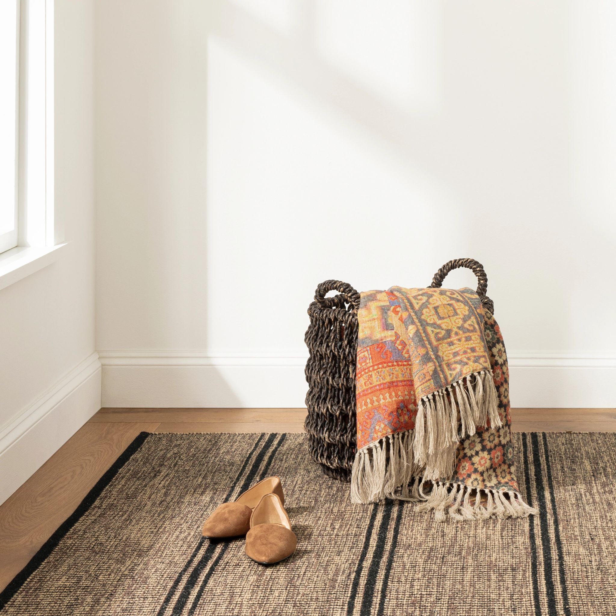 Malta Handwoven Wool Rug RUGS-wool Dash & Albert