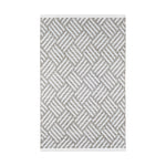Crisscross Handwoven Indoor/Outdoor Rug Dash & Albert Platinum 2' x 3'