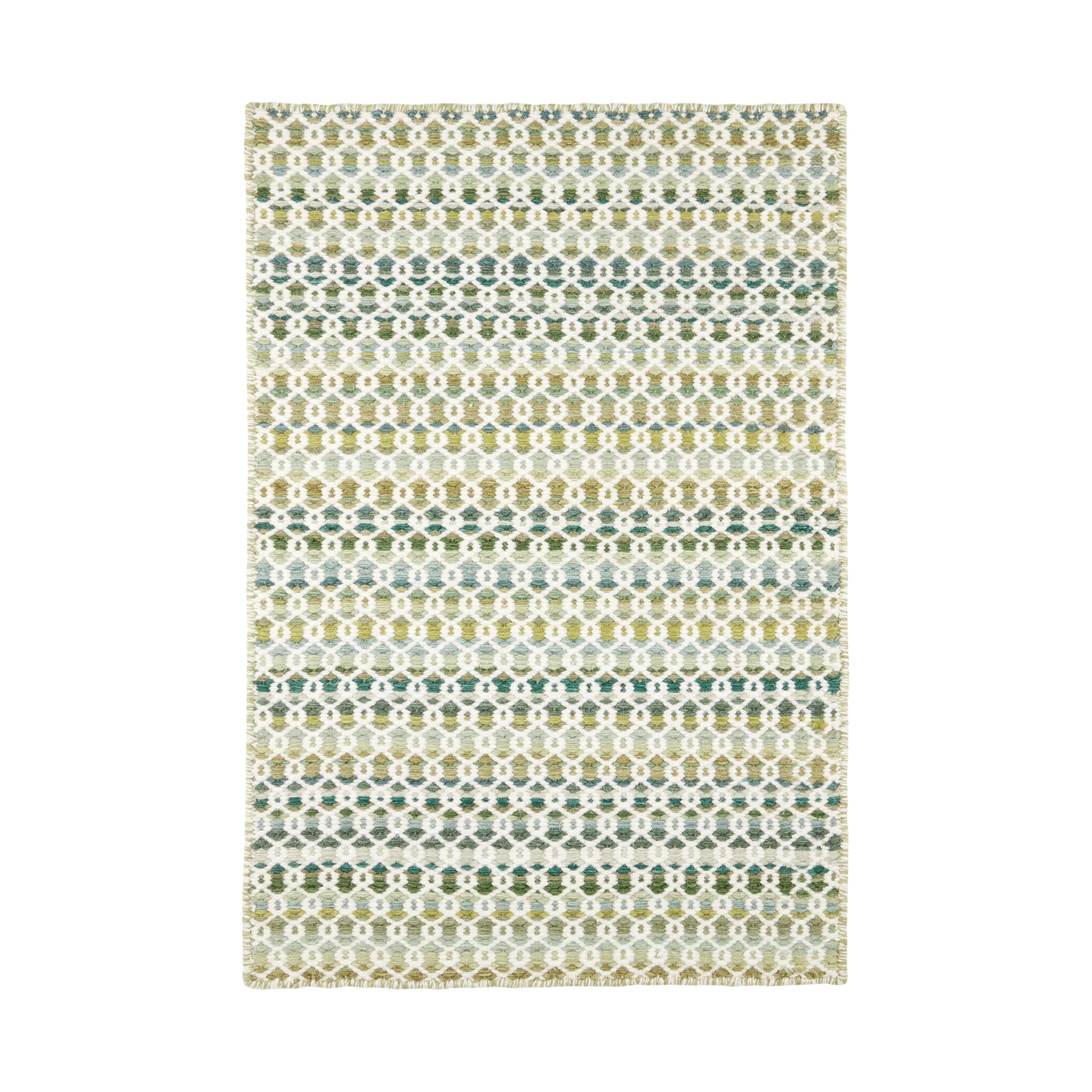 Poppy Handwoven Wool Rug, Moss 2' x 3'