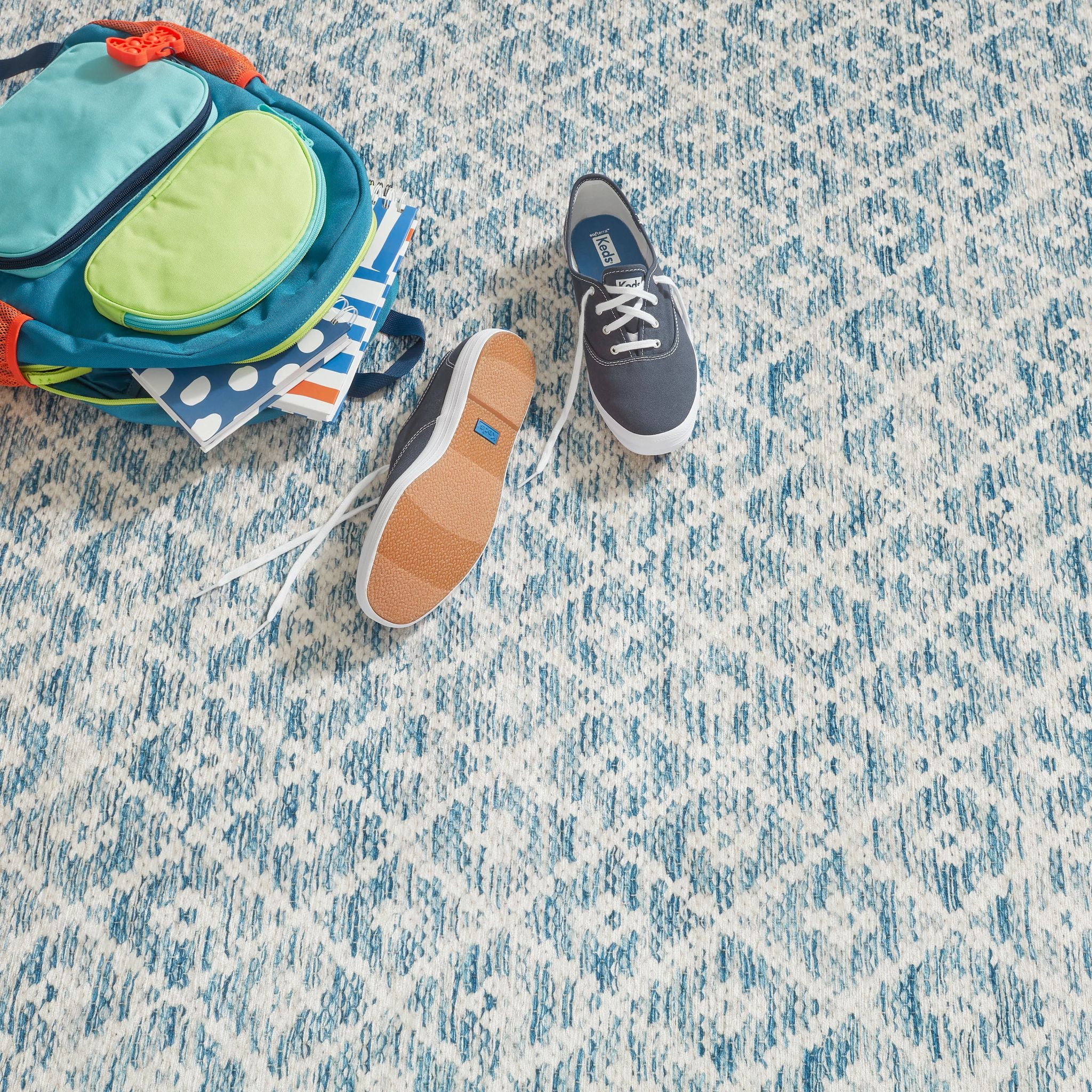 Melange Diamond Machine Washable Rug RUGS - washable Dash & Albert