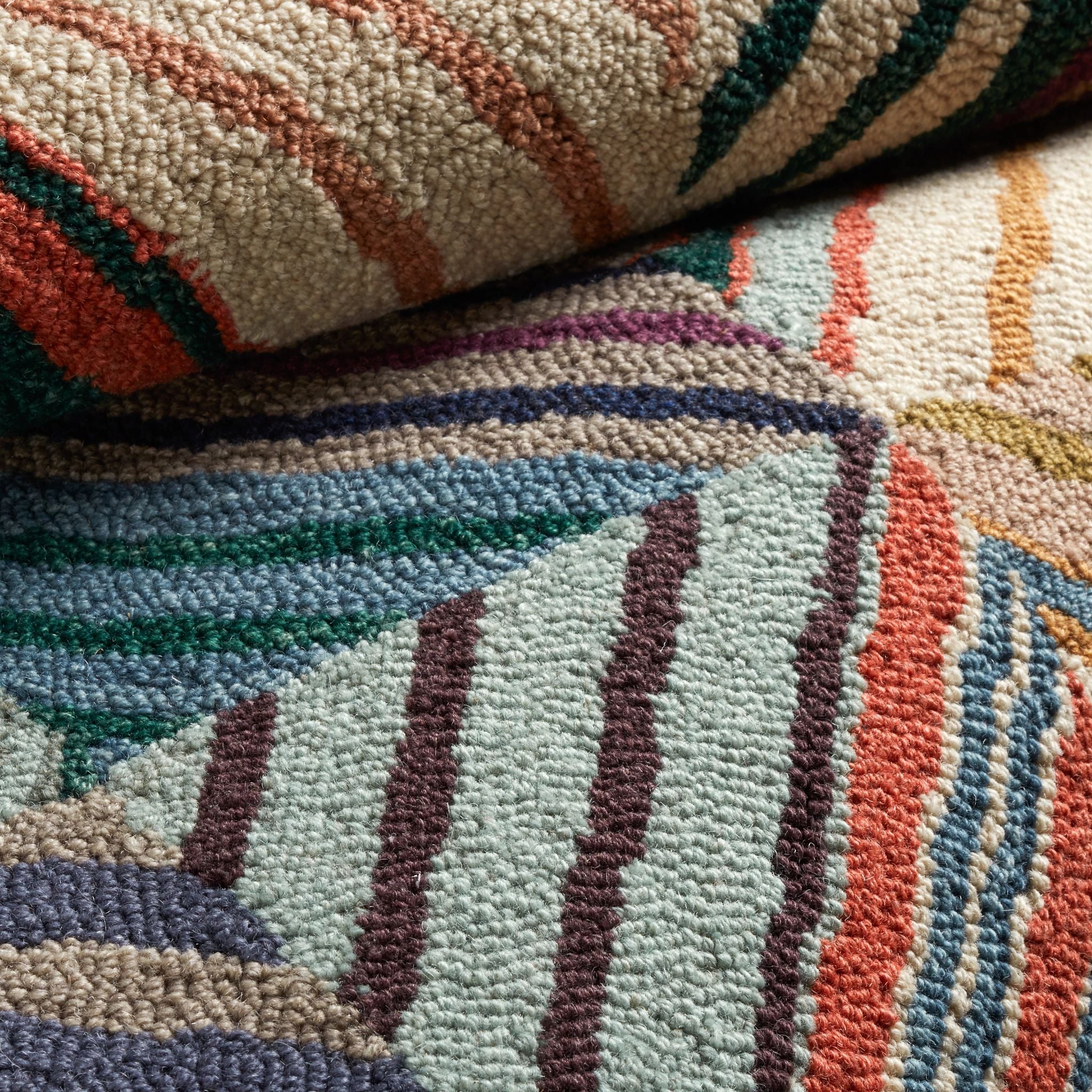 Potter Hand Micro Hooked Wool Rug RUGS - wool Dash & Albert