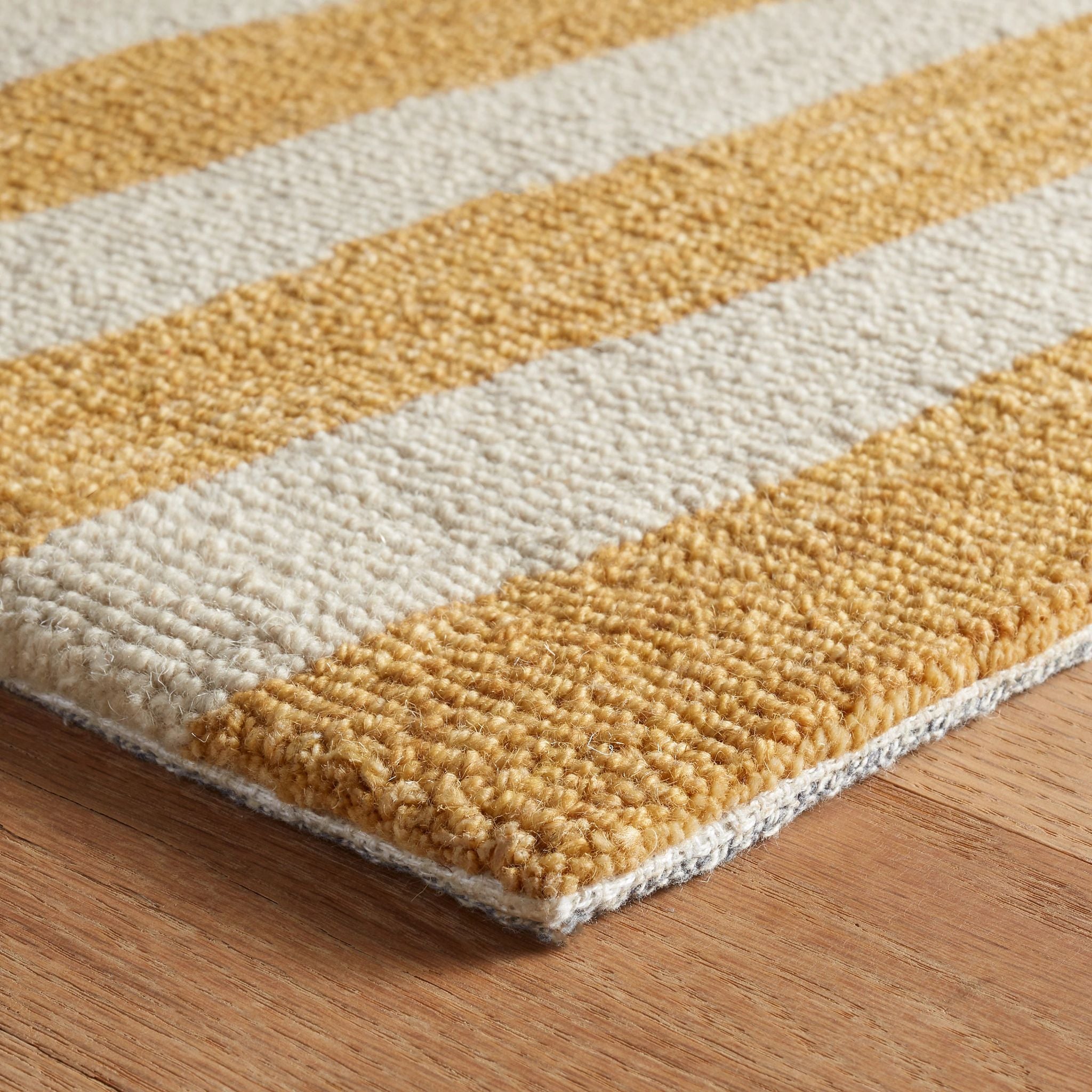 Silas Stripe Hand Micro Hooked Wool Rug RUGS - wool Dash & Albert