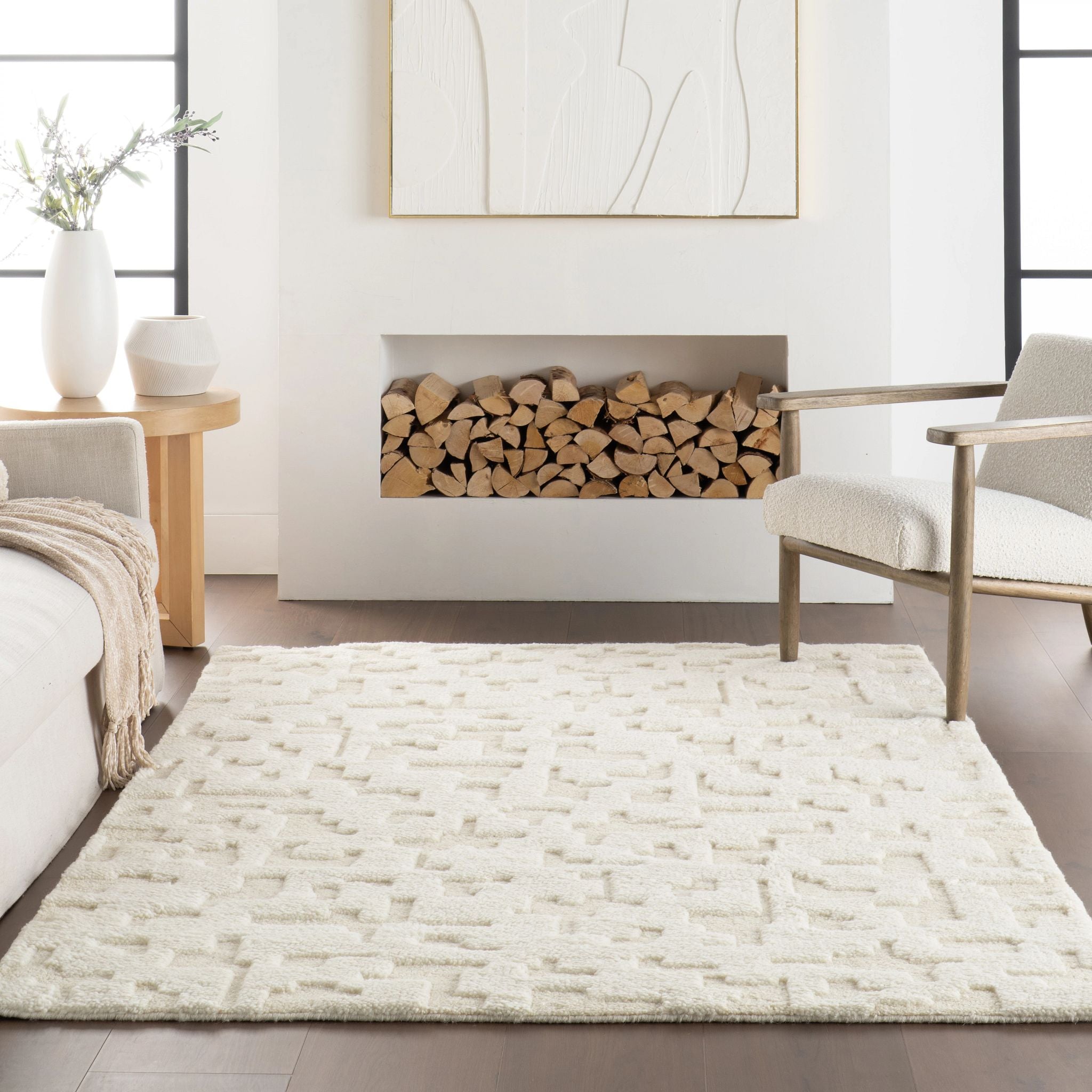 Alora Hand Knotted Wool Rug RUGS - wool Dash & Albert