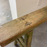 FLOOR MODEL - Vintage Wood Bench FURNITURE - floor model Blue Ocean Traders