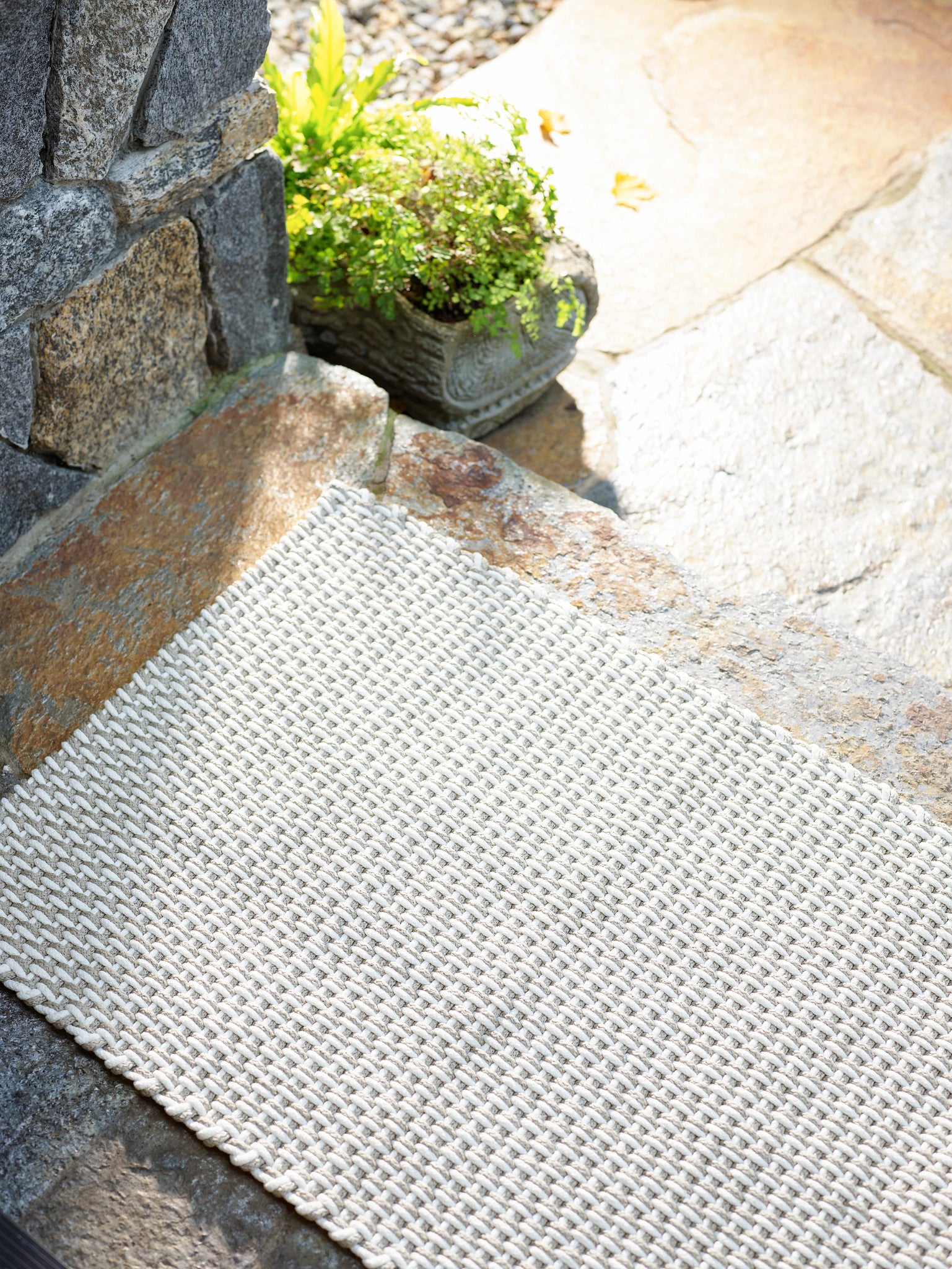 Two-Tone Rope Handwoven Indoor/Outdoor Rug RUGS - outdoor Dash & Albert