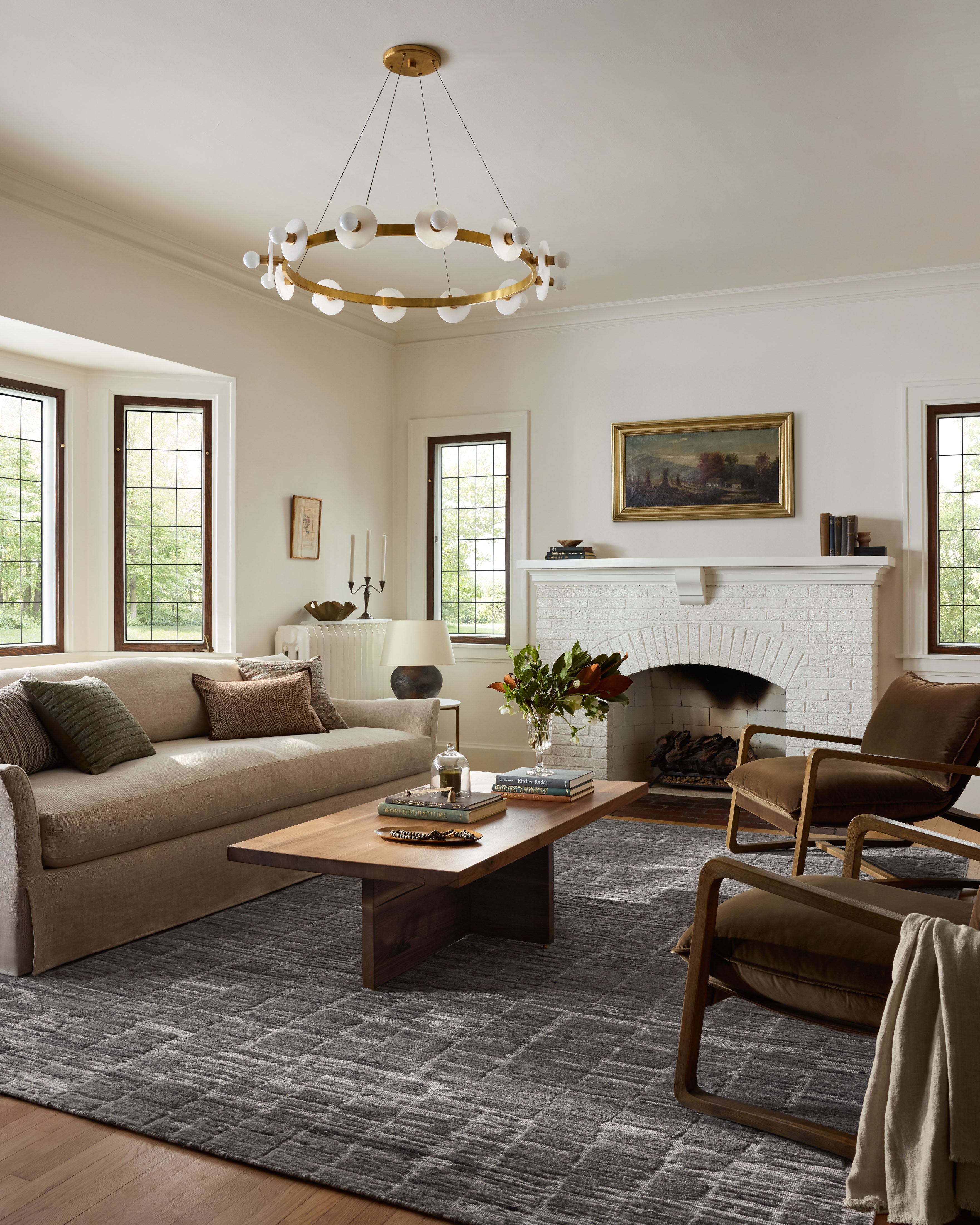 Jean Stoffer x Loloi Daniel Slate Rug 1- RUGS - wool Loloi