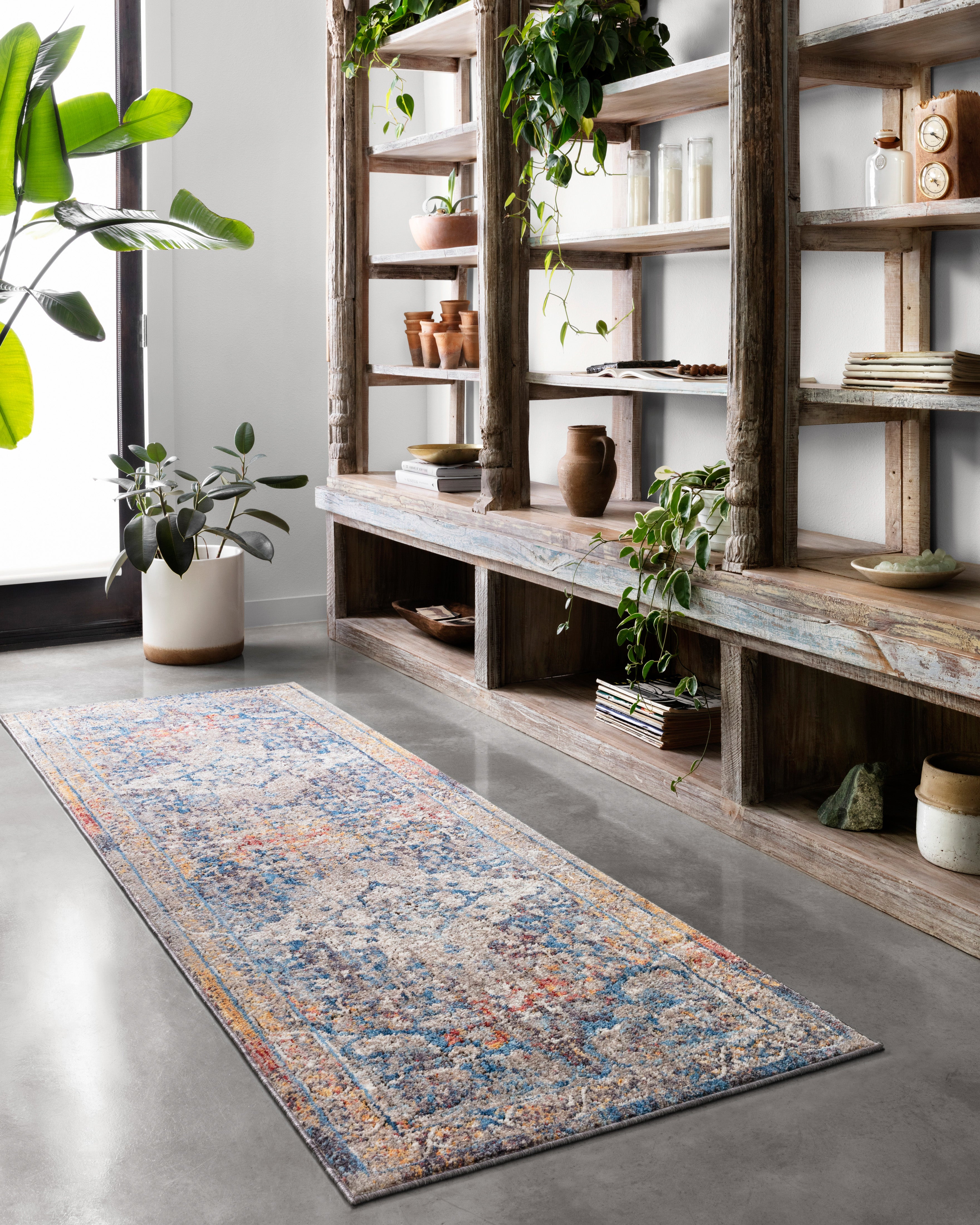 Loloi Dante Multi / Stone Rug RUGS - synthetic Loloi