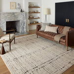 Loloi Darby Sand / Dk. Grey Rug 0-RUGS-patterned Loloi
