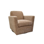 Calder Swivel Club Chair FURNITURE - club chairs LH IMPORTS Latte Chenille